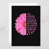 私は嵐の強い女性の乳がん戦士P セーブザデート (正面/裏面)