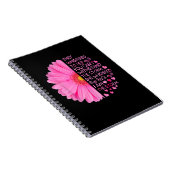 私は嵐の強い女性の乳がん戦士P ノートブック (右側)