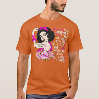 私は嵐の強い女性の乳がん戦士P Tシャツ