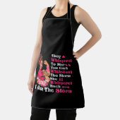 私は嵐の強い女性乳がん戦士 エプロン (インサイチュ)