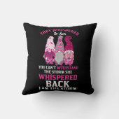 私は嵐の格言乳がん月戦士パイ クッション (裏面)