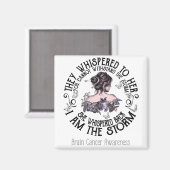 私は嵐の脳がん認識度 マグネット (正面/裏面)