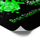 私は嵐の脳障害認識度バター ポスター (角)