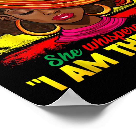 私は嵐の12番目の黒い歴史の月Wome ポスター (角)