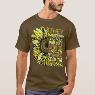 私は嵐ひまわり金ゴールド小児がん戦争 Tシャツ