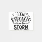 私は嵐より強い ポストイット (正面)