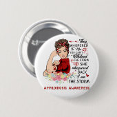 私は嵐アミロイドーシス認識度 缶バッジ (正面&裏面)