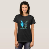 私は嵐クッシング病認識度バターフ Tシャツ (正面フル)