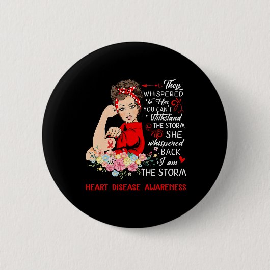 私は嵐ハート病認識度 缶バッジ (正面)