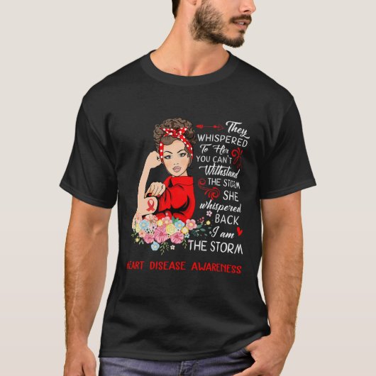 私は嵐ハート病認識度 Tシャツ (正面)
