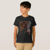 私は嵐ブラックウーマンCRPS認識度 Tシャツ (正面フル)