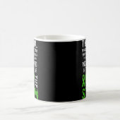 私は嵐メンタルヘルス認識度グリーンリブ コーヒーマグカップ (中央)