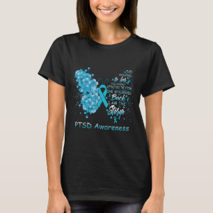 私は嵐PTSD認識度蝶 Tシャツ