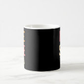 私は州試験先生の最終日がおもしろい大好き コーヒーマグカップ (中央)