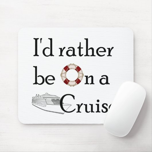 私は巡航にむしろあります マウスパッド (マウス)