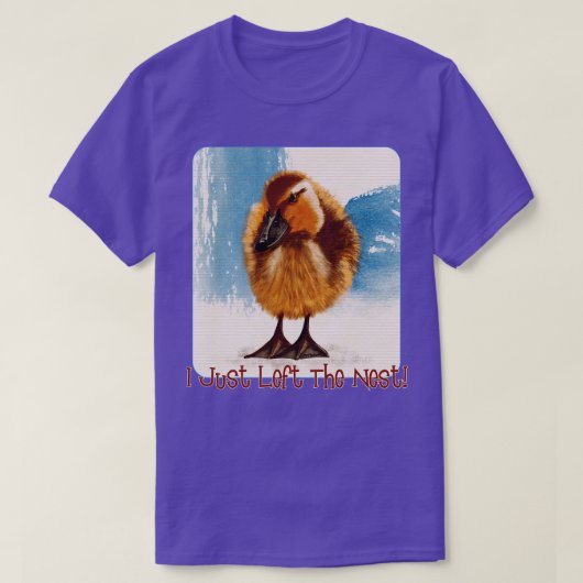 私は巣離れに Tシャツ (デザイン正面)
