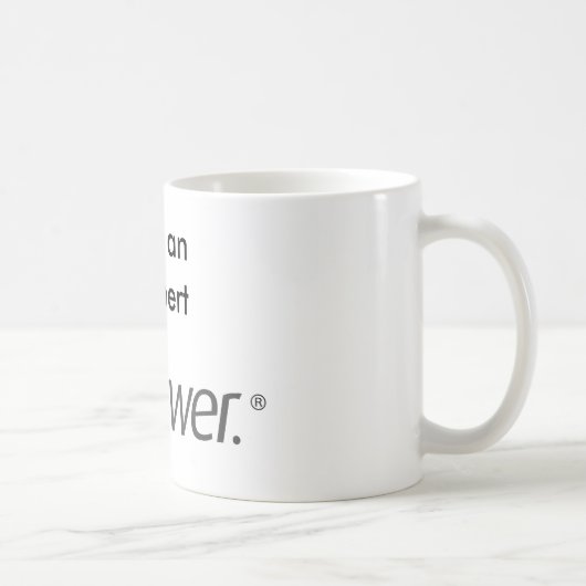 私は巧妙なマグです コーヒーマグカップ (右)