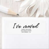 私は差出人住所 ラベル (インサイチュ)