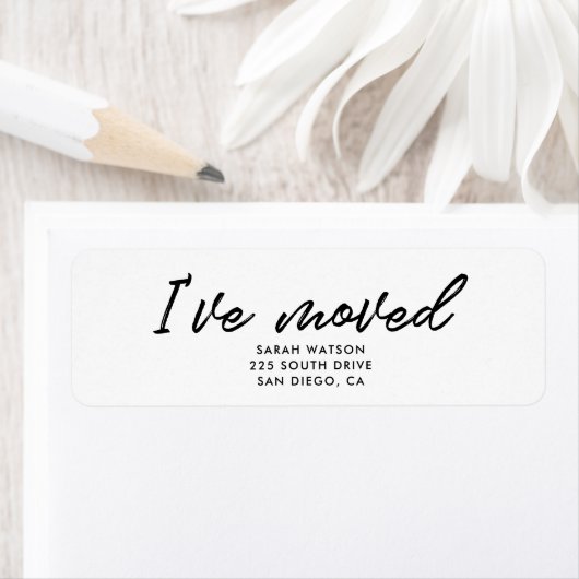 私は差出人住所 ラベル (インサイチュ)