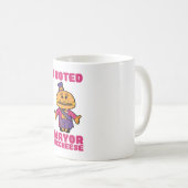 私は市長マクチーズに投票しました コーヒーマグカップ (正面右)