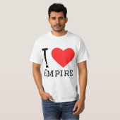 私は帝国が大好きだ Tシャツ (正面フル)