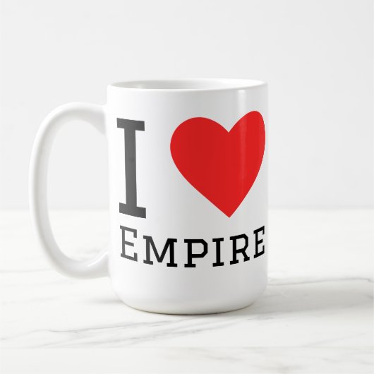 私は帝国が好き コーヒーマグカップ (左)