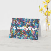 私は常にあなたの厚さと薄さを愛する –  カード (黄色い花)