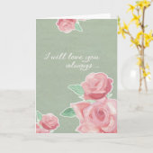 私は常にあなたを愛する、ホスピス カード (黄色い花)