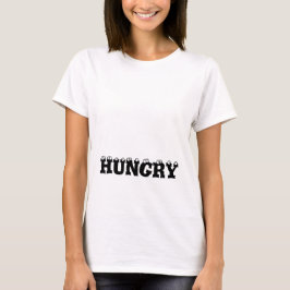 私は常におもしろいHUNGED Women's T-hilt Tシャツ