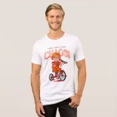 私は常にカオスをもたらす! トライブレンドTシャツ (正面全面)