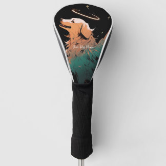 私は常にゴールデンレトリバー犬004 ゴルフヘッドカバー