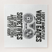 私は常にビデオゲ遊ームゲームのユーモアをおもしろいしない ジグソーパズル (横)