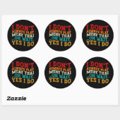 私は常にムエタイ遊オ待ちYes私はしない ラウンドシール (シート)