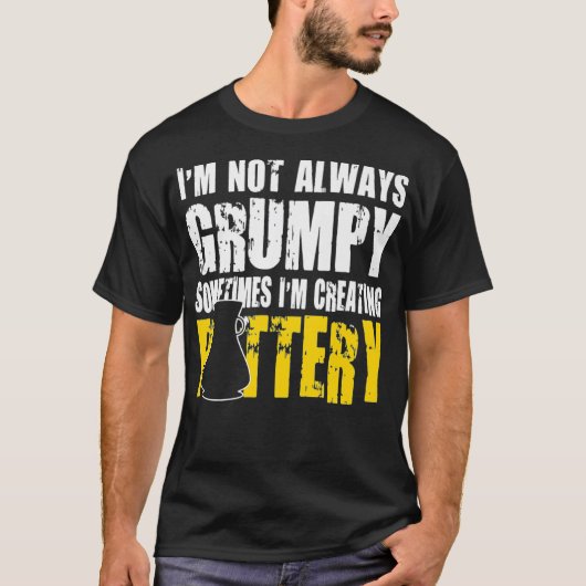 私は常に不機嫌なわけじゃない 時には創造してるのさ Tシャツ (正面)