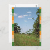 私は常に今日ここにいる ポストカード (正面/裏面)