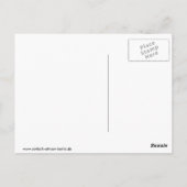 私は常に今日ここにいる ポストカード (裏面)