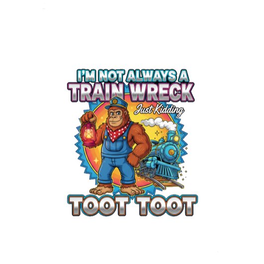 私は常に列車事故ではありません Tシャツ