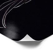 私は常にBorzoi犬004を愛する – クリスチャン・ブラン ポスター (コーナー)