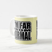 私は常態-ポップ・アートのなファッションアイコンにはほど遠いです コーヒーマグカップ (正面左)