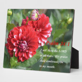 私は常賛美に主を行う！ フォトプラーク (側面)