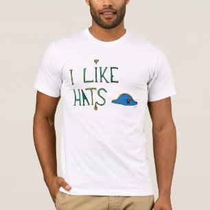 私は帽子のTシャツを好みます Tシャツ