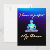 私は平和保護になる ポストカード (正面/裏面)