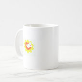 私は平和愛幸福のマグを見ます コーヒーマグカップ (正面左)