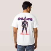 私は平和 Tシャツ (裏面フル)