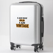 私は年を取っていないヴィンテージ シール (スーツケース)