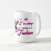 「私は年を取っていない…」 コーヒーマグ コーヒーマグカップ (正面右)