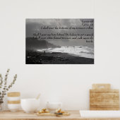 私は年を取る – ビーチの上を歩く – ポスター (キッチン)