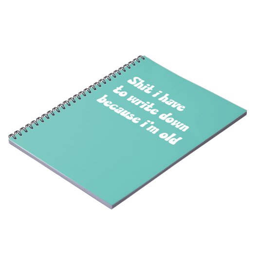 私は年書を取っているから落ちなければならない ノートブック (左側)