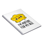 私は年老いたチーズパンでおもしろい大人になる ノートブック (右側)