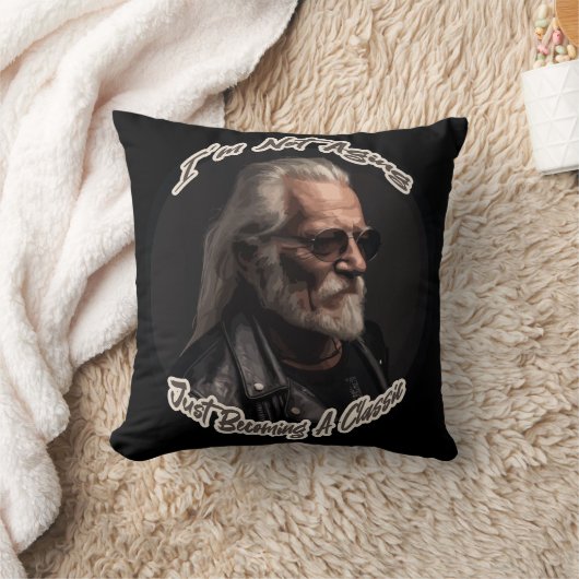 私は年老いてになるだけではなクラシックい クッション (ブランケット)